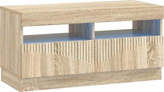 vidaXL Mueble De Tv Led Roble Sonoma Madera De Ingenier&iacute;a Vidaxl