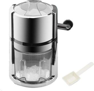 OEM Trituradora De Hielo Manual De Acero Inoxidable - Port&aacute;til, Con Pala Para Hielo, Capacidad De 1,1 L, Para Batidos Y C&oacute;cteles