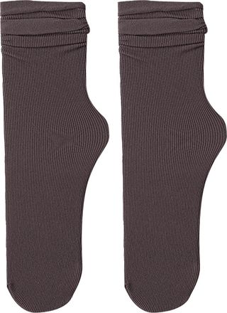 Generic Womens Summer And Autumn Thin Ice Socks Solid Simple Ice Silk Socks Mid Tube Socks Medias Women (Grey, 18-40)
