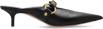 Balenciaga City Heeled Mules - female - Balenciaga - Heeled Mules - Black - 5 UK - Shoes