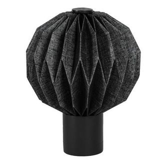 Jonathan Y Designs Quincy 11 Modern Minimalist Paper Pleated Orb Accent LED Table Lamp in Black at Nordstrom