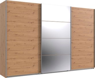 Wimex Schwebetürenschrank »Norderstedt« INKLUSIVE 2 Stoffboxen und 2 zusätzliche Einlegeböden, mit Spiegel