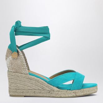Castaner Bailey aquamarine espadrilles