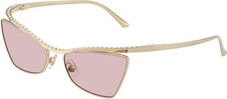 Jimmy Choo London JC4014H 3006/5 Womens Sunglasses Gold Size 56
