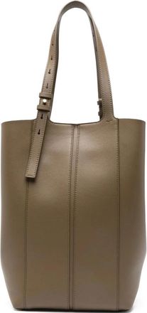 Golden Goose 24/7 North-South Tote Bag - Dames - Shoppers - Groen - ONE Size - Leer - Tassen