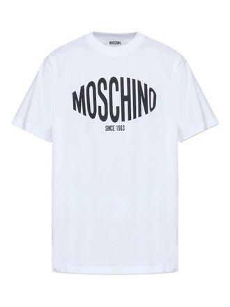 Moschino logo-print T-shirt - White