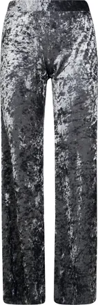 Forte_Forte Iridescent Stretch Velvet Pants