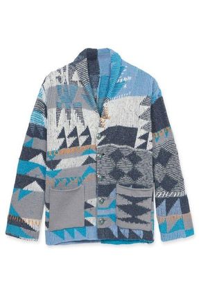 Fortela Hoppy Navajo Cotton Cardigan in Sky at Nordstrom, Size Medium Eu