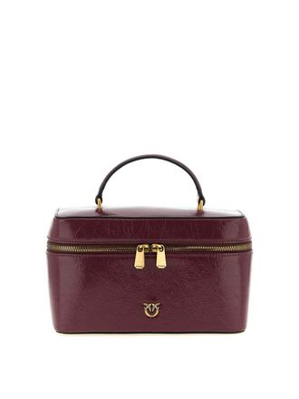 Pinko Crumpled effect leather handbag