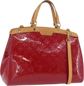 Louis Vuitton Pre-owned Handbags, female, Red, Size: ONE SIZE Pre-owned Leather Handbag