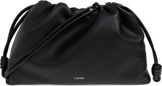 Loewe Flamenco schoudertas met trekkoord - Zwart