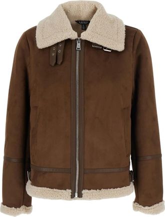 Ralph Lauren Jack met gespdetails van imitatieleer - Dames - Jassen - Bruin - M - Leer - Jassen