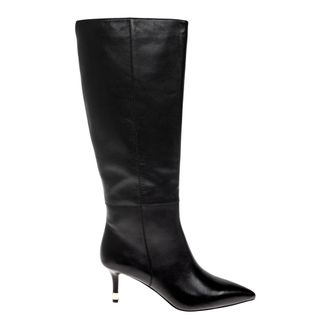 Furla Schoenen, Dames, Zwart, 38 EU, Leer, Aria Hoge Laarzen