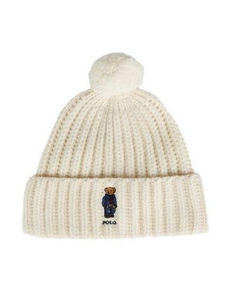 Ralph Lauren Polo Bear Rib Pom-Pom Beanie Hat