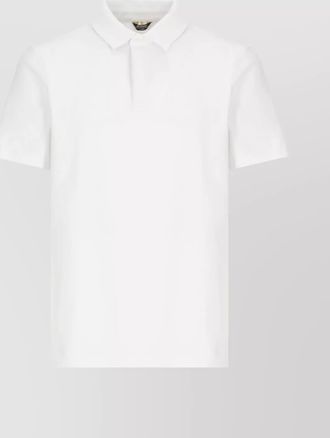 K-Way men collared shirt short sleeves