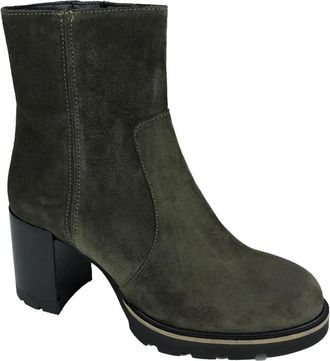 Catwalk Salama Laarzen - Dames - Laarzen met Hak - Groen - 40 EU - Schoenen
