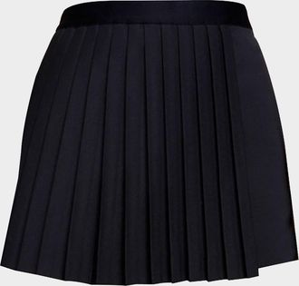 Maje Iupli Pleated Wrap Shorts