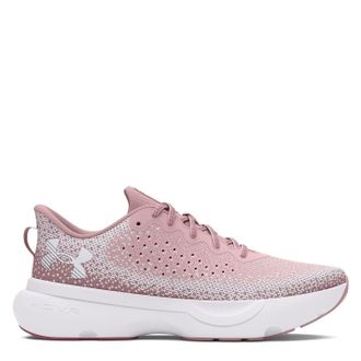 Under Armour Womens Infinite Low Top Lace Up Sneakers in Pink - Size UK 3.5