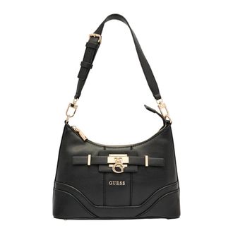 Guess Shoulder Bags, female, Black, ONE SIZE, Greyson II Top Zip Shoulder Bag