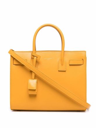 Saint Laurent Sac de Jour Baby tote bag - women - Leather - One Size - Yellow