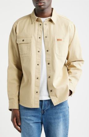 Pendleton Cotton Stretch Twill Work Shirt in Tan/Bridge Creek at Nordstrom, Size Xx-Large