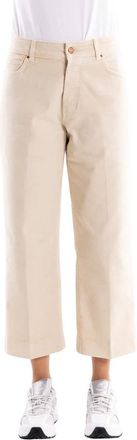 Don the Fuller Stoccarda Cropped Jeans - Dames - Cropped Jeans - Beige - W28 - Katoen - Jeans