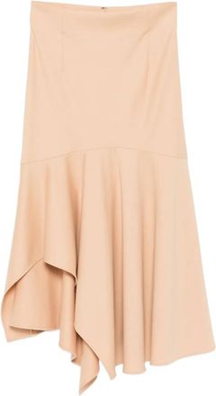 Alberta Ferretti Flowing Silhouette Skirt with Soft Drape