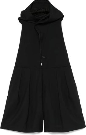 Comme Des Garçons Tuta corta con cappuccio - Nero