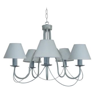 Tosel Ara&ntilde;a metal Alt.80cm gris;Pantalla: bombilla