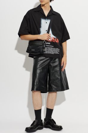 Balenciaga Short-sleeved Shirt, Mens, Black