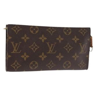 Louis Vuitton Pochette in Tela Pre-owned - - Pre-owned - Donna - Marrone - ONE SIZE