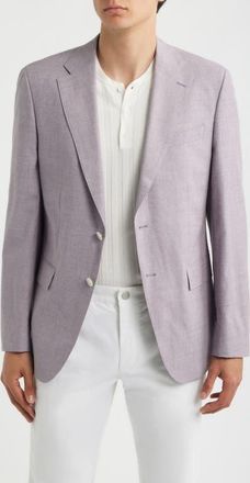 BOSS Huston Virgin Wool Blend Sportcoat in Light/Pastel Purple at Nordstrom, Size 36 Regular