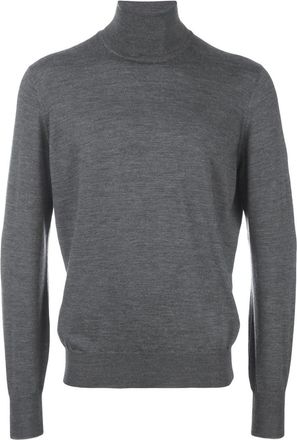 Brunello Cucinelli Grey Turtle-neck Sweater