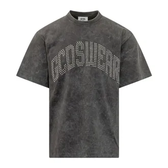 GCDS Gcds, Tops, Heren, Grijs, L, T-shirt met korte mouwen