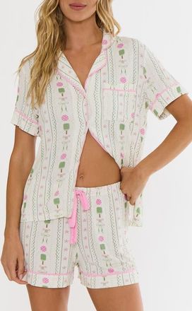 Beach Riot Milena Short Pajamas in Clubhouse Cream at Nordstrom, Size X-Large