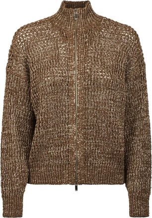 Max Mara Cardigans, female, Brown, Size: XS Cardigan C