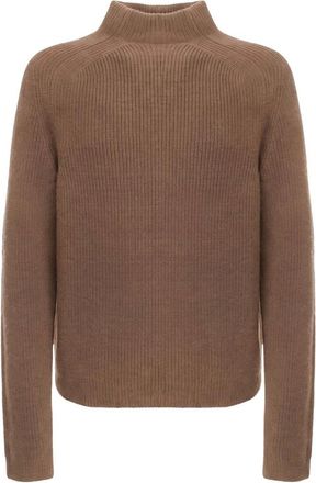 Malo Maglione a collo alto in cashmere - - Knitwear - Uomo - Marrone - 2XL