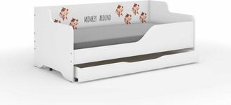 OEM Cama Infantil Lilu 160x80 Monkey Safari - Respaldo