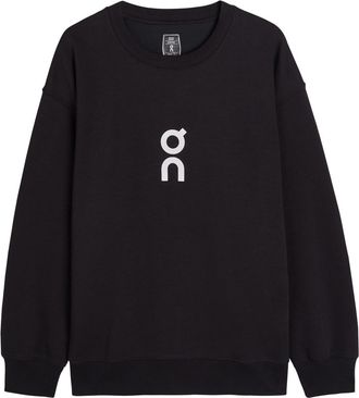On Club Logo Cotton-blend Sweatshirt - Black - XL