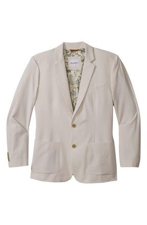 Tommy Bahama Nova Wave Stretch Cotton Seersucker Sport Coat in Stone Khaki at Nordstrom, Size Xxx-Large