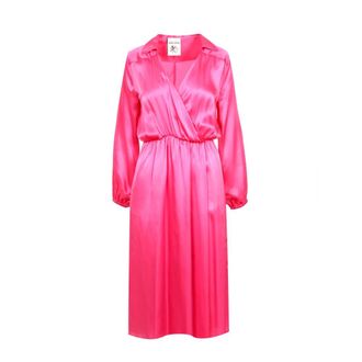 Semicouture Dames, Jurken, Roze, Maat: XS Viscose