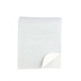Peacock Alley Cozy Cotton Blanket In Pearl Lint