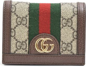Gucci Gg Supreme Brown Gg Supreme Wallet (Bi-Fold) (Pre-Owned)
