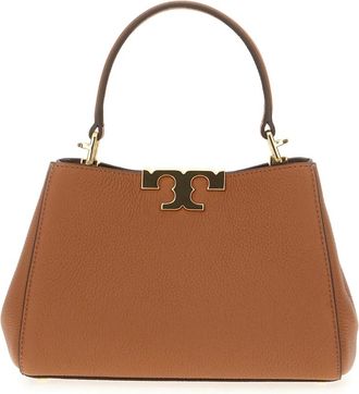 Tory Burch Eleanor Handtas - Dames - Handtassen - Bruin - ONE Size - Leer - Tassen