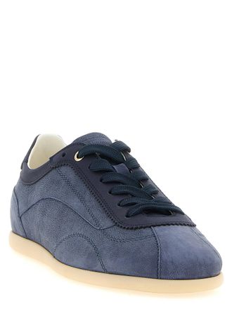 Brunello Cucinelli Nubuck Leather Sneaker - Navy