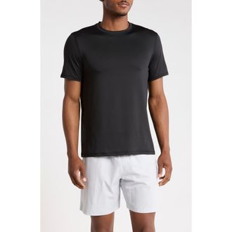 90 Degree by Reflex Mesh Oliver Performance T-Shirt in Black at Nordstrom Rack, Size Xx-Large