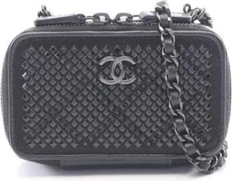 Chanel Pre-owned Vintage Schoudertas - Dames - Vintage Schoudertas - Zwart - ONE Size - Leer - Vintage
