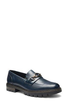 Ara Camellia Lug Sole Bit Loafer in Navy at Nordstrom, Size 11.5