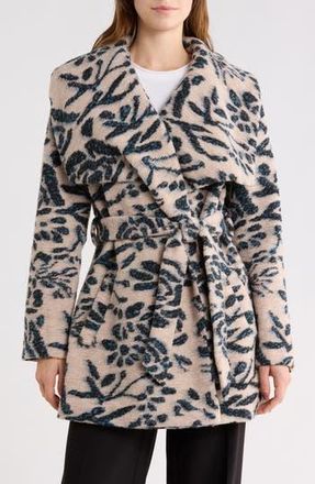 Hutch Dutton Coat in Cream/Black Rose at Nordstrom Rack, Size Medium