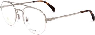 David Beckham Db 7014 Stainless Steel Round Eyeglasses